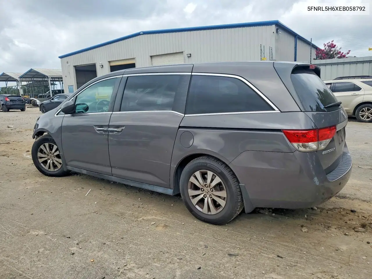 2014 Honda Odyssey Exl VIN: 5FNRL5H6XEB058792 Lot: 62213876