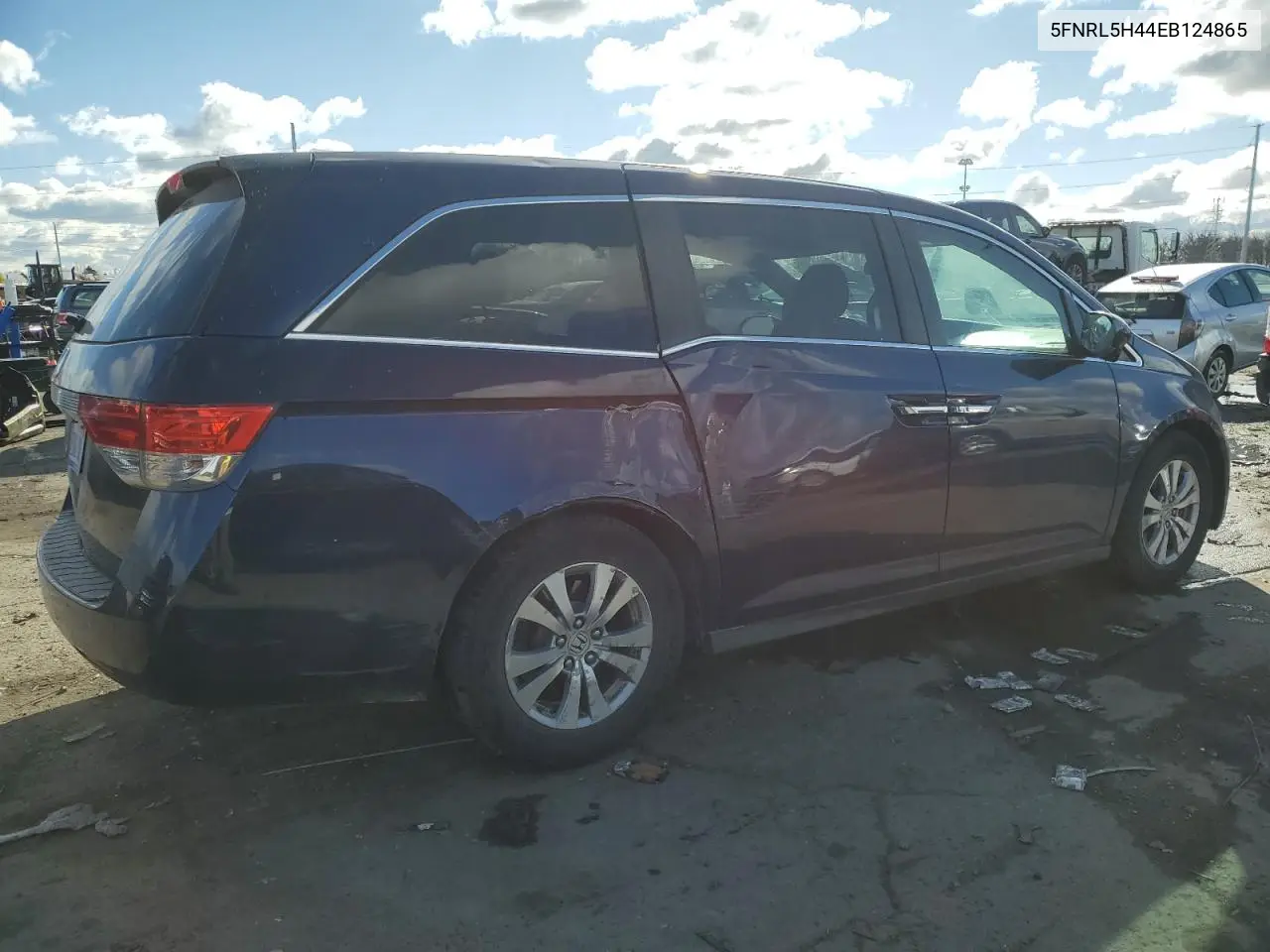 5FNRL5H44EB124865 2014 Honda Odyssey Ex