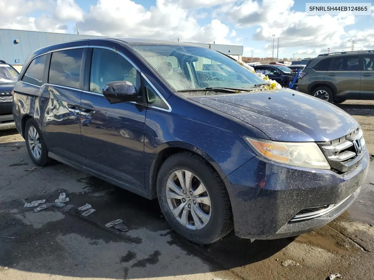 5FNRL5H44EB124865 2014 Honda Odyssey Ex