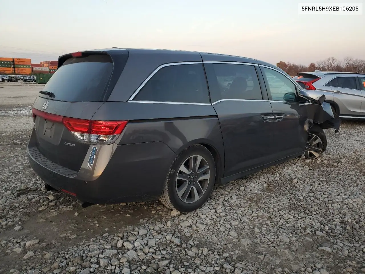 5FNRL5H9XEB106205 2014 Honda Odyssey Touring