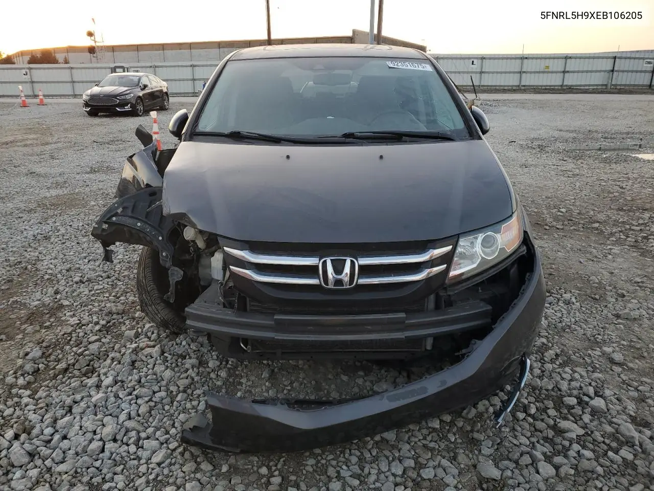 5FNRL5H9XEB106205 2014 Honda Odyssey Touring