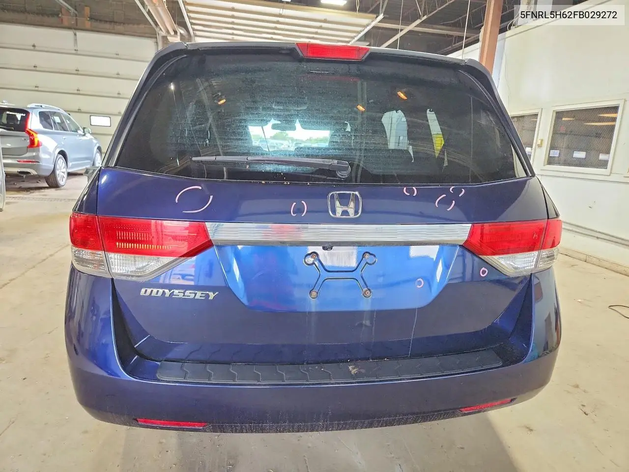 2015 Honda Odyssey Exl VIN: 5FNRL5H62FB029272 Lot: 56065786