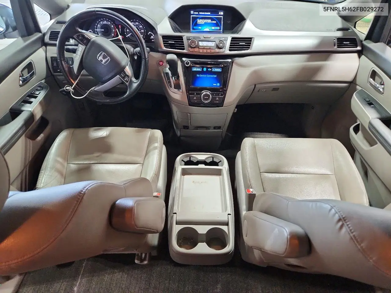 2015 Honda Odyssey Exl VIN: 5FNRL5H62FB029272 Lot: 56065786