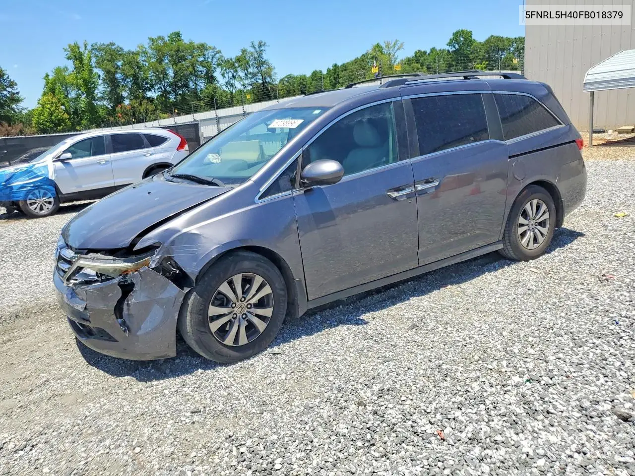 2015 Honda Odyssey Ex VIN: 5FNRL5H40FB018379 Lot: 57298996