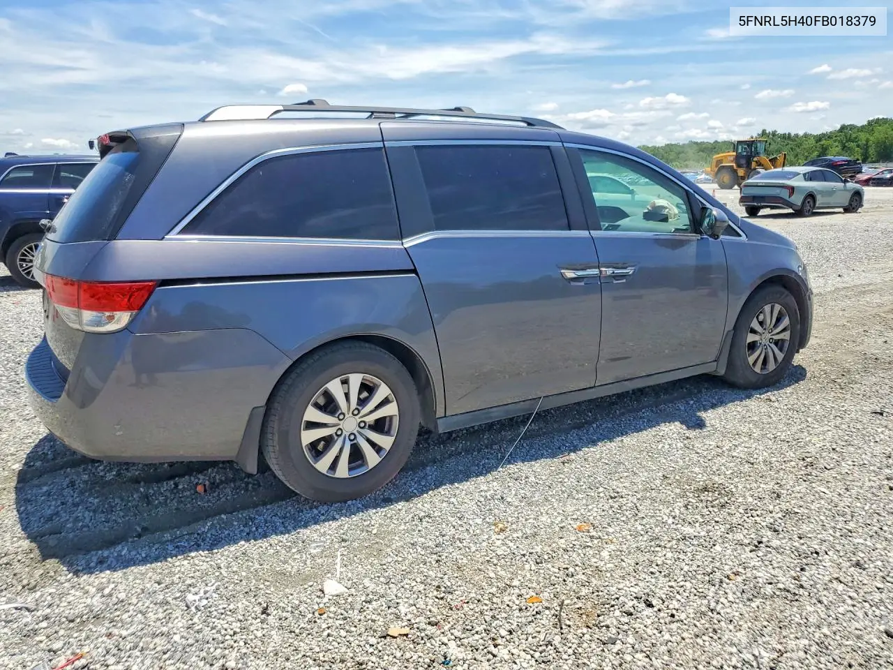 2015 Honda Odyssey Ex VIN: 5FNRL5H40FB018379 Lot: 57298996