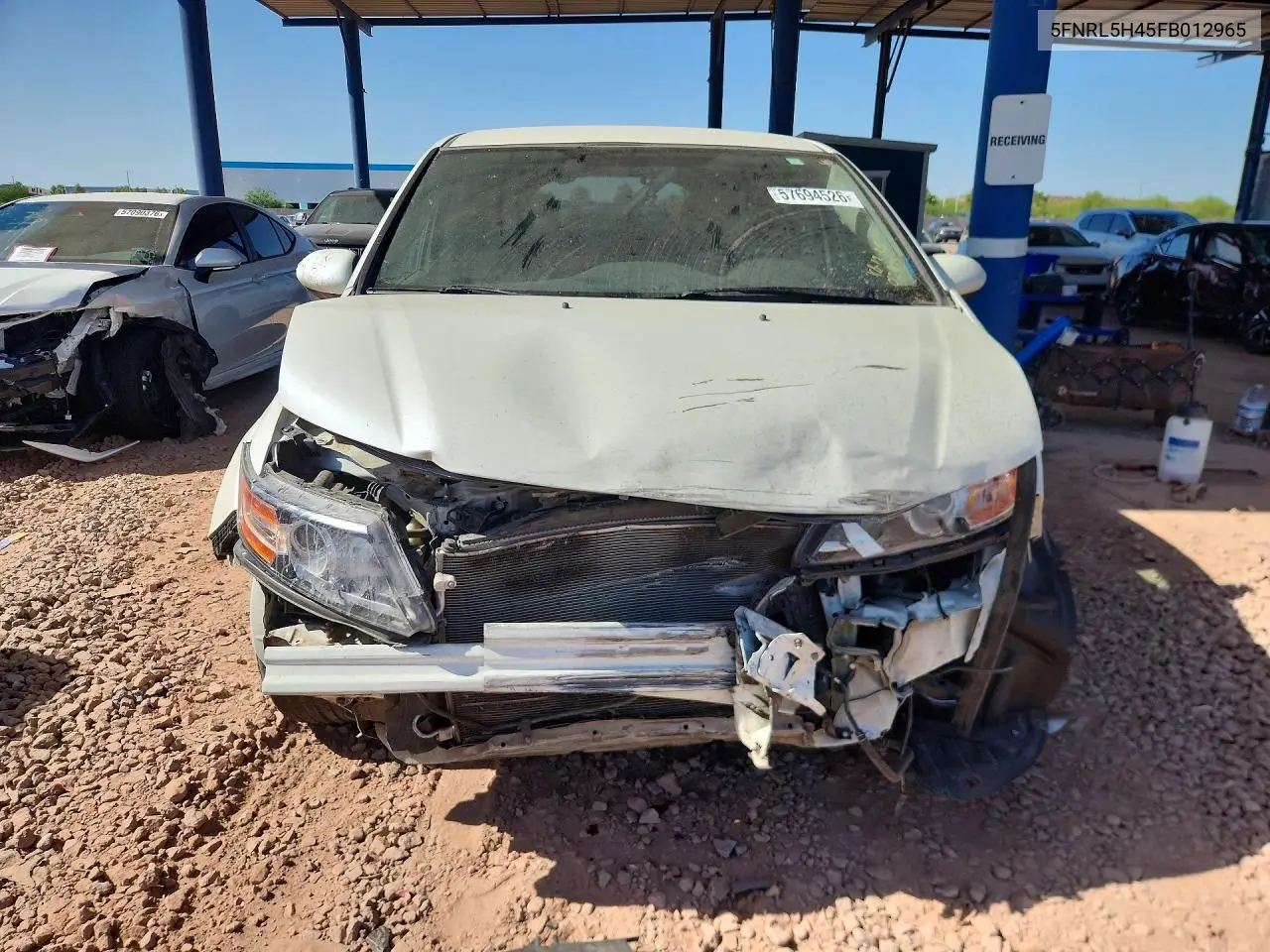 2015 Honda Odyssey Ex VIN: 5FNRL5H45FB012965 Lot: 57694526