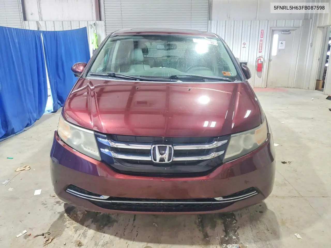 2015 Honda Odyssey Exl VIN: 5FNRL5H63FB087598 Lot: 58465476