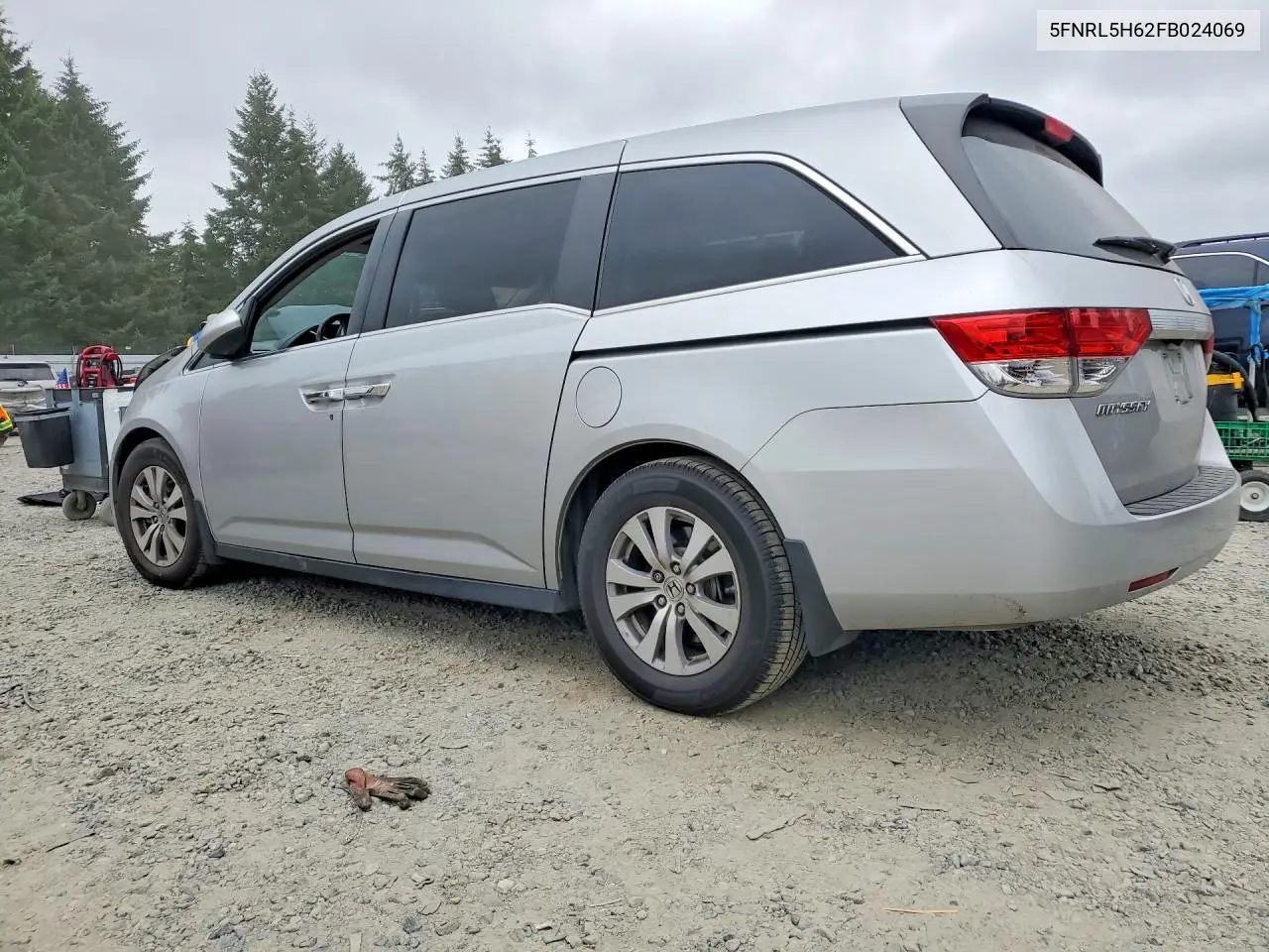 2015 Honda Odyssey Exl VIN: 5FNRL5H62FB024069 Lot: 59399166