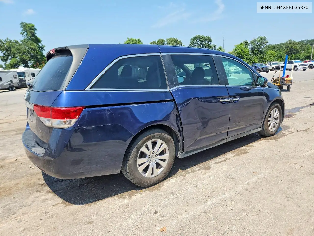 5FNRL5H4XFB035870 2015 Honda Odyssey Ex