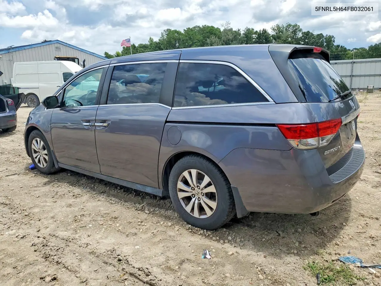 2015 Honda Odyssey Exl VIN: 5FNRL5H64FB032061 Lot: 61099396