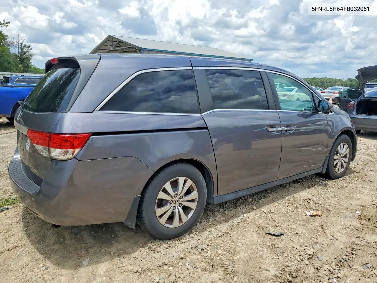2015 Honda Odyssey Exl VIN: 5FNRL5H64FB032061 Lot: 61099396