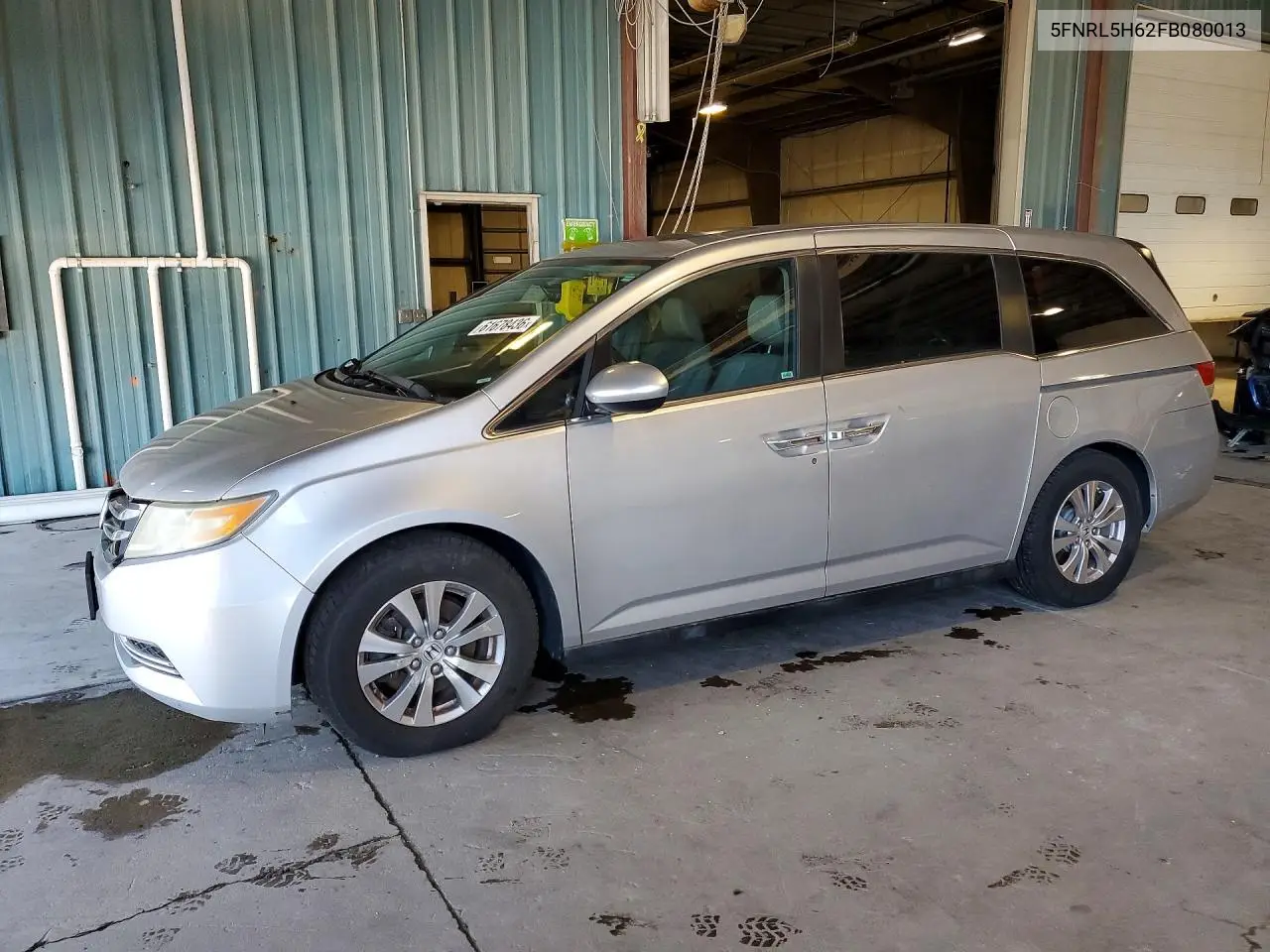 2015 Honda Odyssey Exl VIN: 5FNRL5H62FB080013 Lot: 61678436