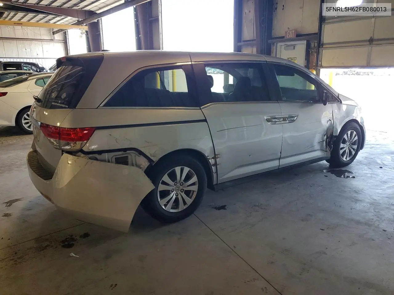 2015 Honda Odyssey Exl VIN: 5FNRL5H62FB080013 Lot: 61678436