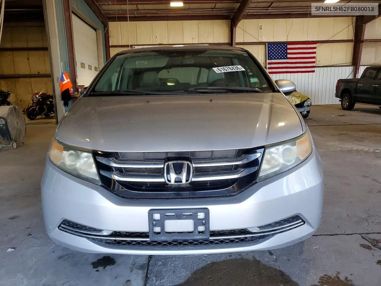 2015 Honda Odyssey Exl VIN: 5FNRL5H62FB080013 Lot: 61678436