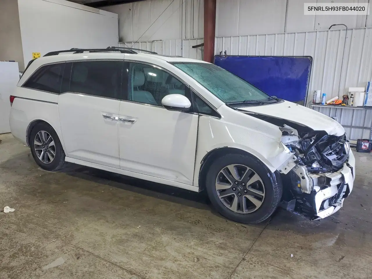 2015 Honda Odyssey Touring VIN: 5FNRL5H93FB044020 Lot: 62136426