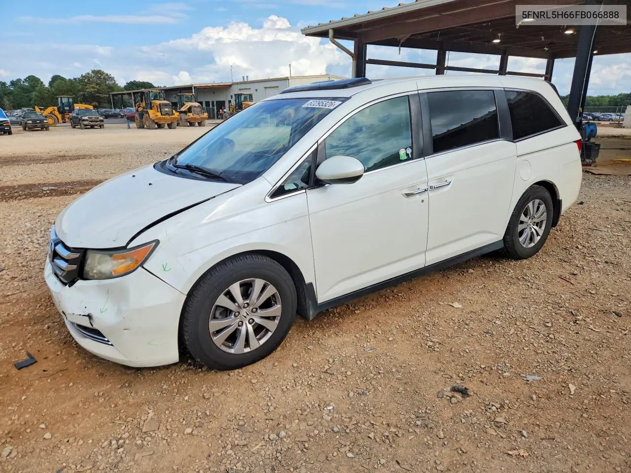 2015 Honda Odyssey Exl VIN: 5FNRL5H66FB066888 Lot: 62295326
