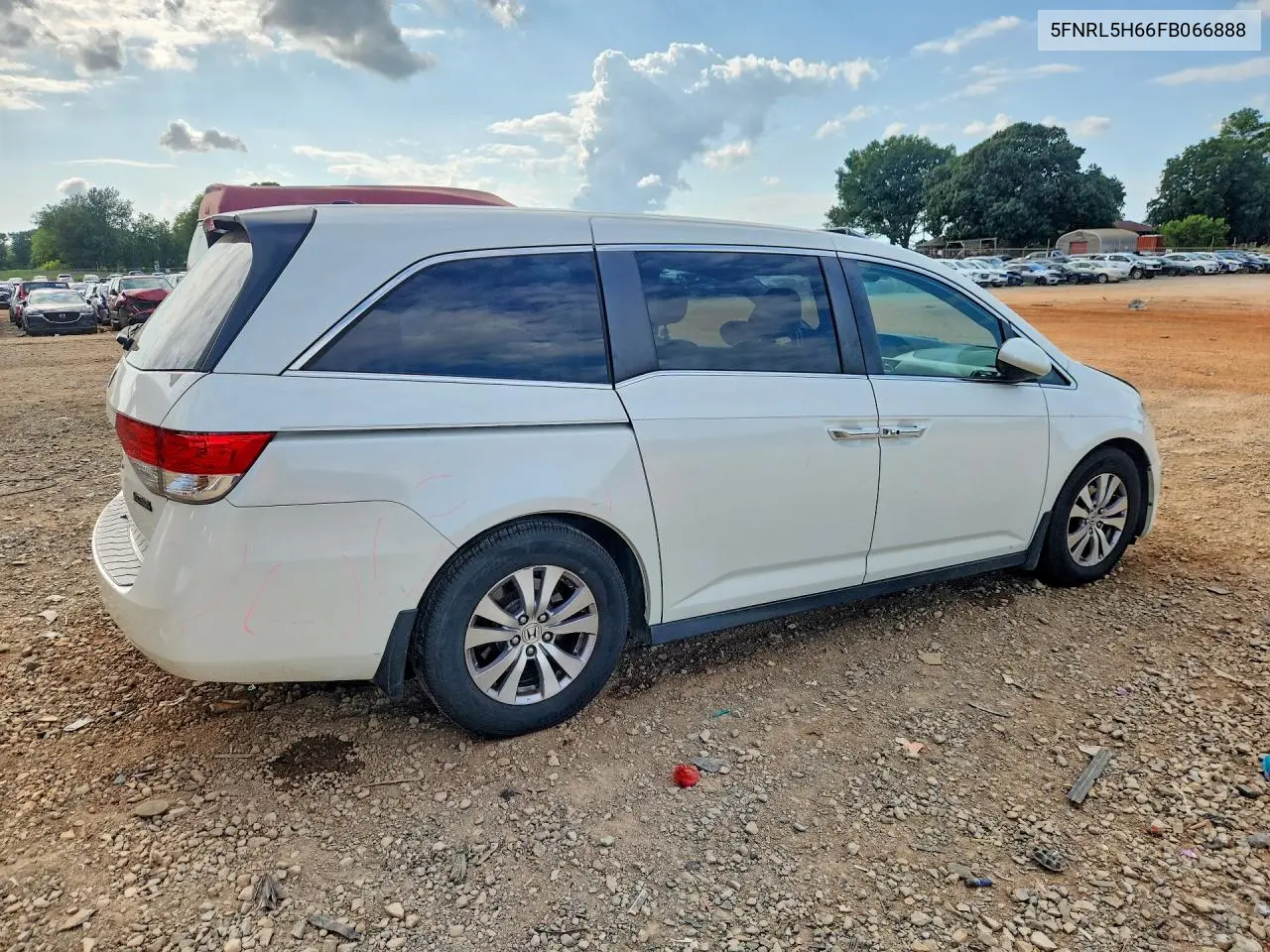 2015 Honda Odyssey Exl VIN: 5FNRL5H66FB066888 Lot: 62295326