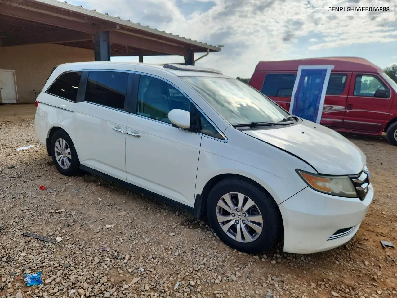 2015 Honda Odyssey Exl VIN: 5FNRL5H66FB066888 Lot: 62295326