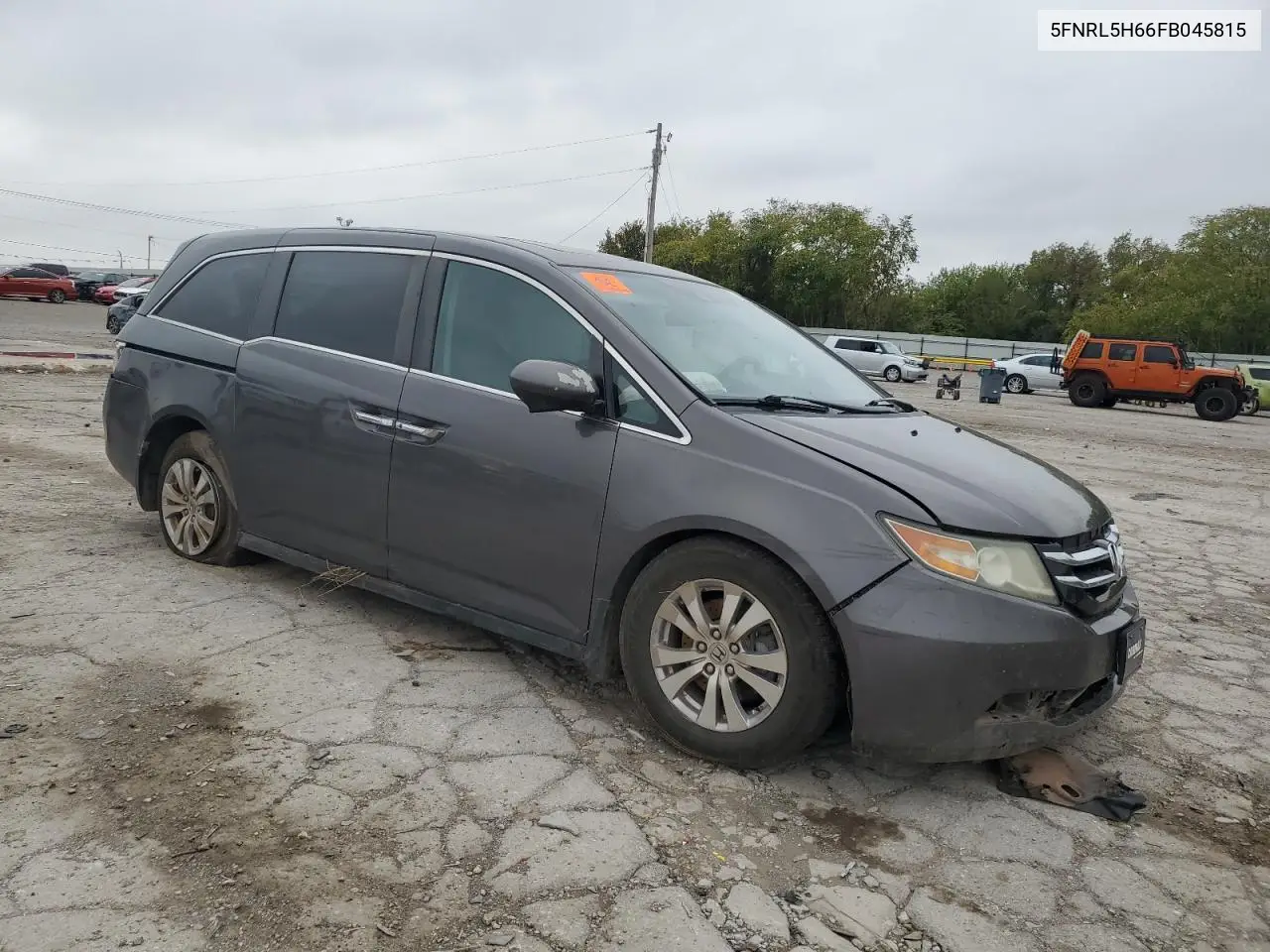 5FNRL5H66FB045815 2015 Honda Odyssey Exl
