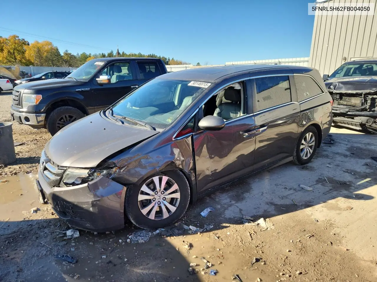 5FNRL5H62FB004050 2015 Honda Odyssey Exl