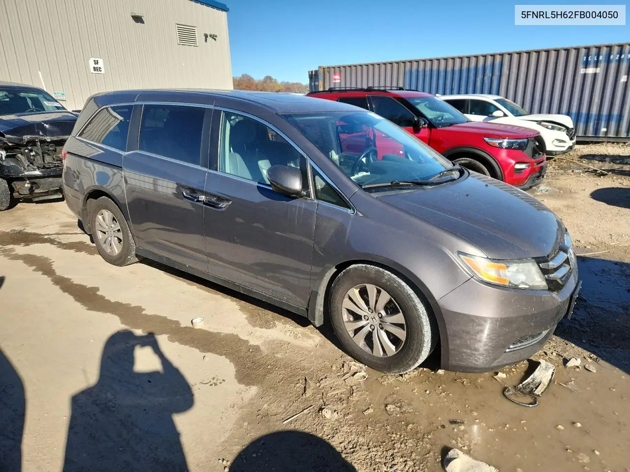 5FNRL5H62FB004050 2015 Honda Odyssey Exl
