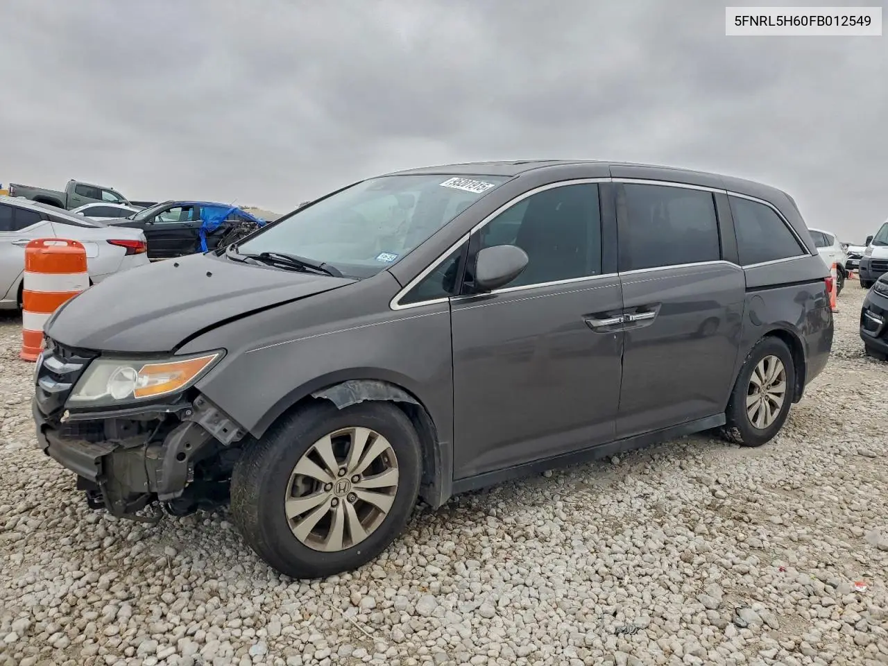 5FNRL5H60FB012549 2015 Honda Odyssey Exl
