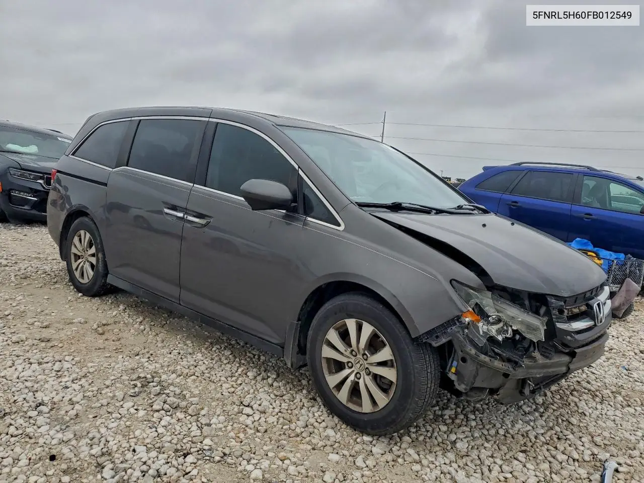 5FNRL5H60FB012549 2015 Honda Odyssey Exl