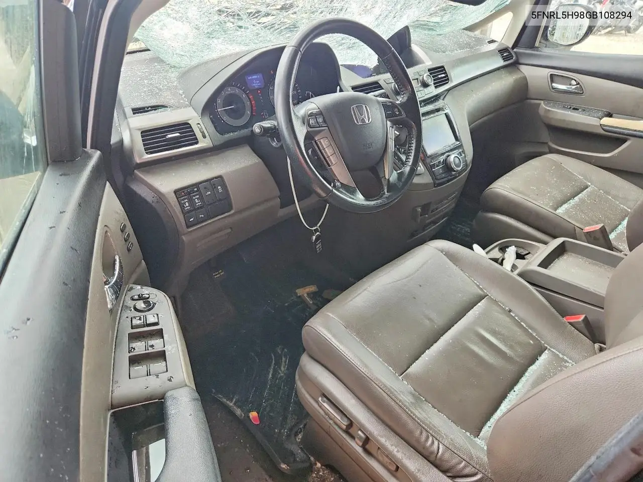 2016 Honda Odyssey Touring VIN: 5FNRL5H98GB108294 Lot: 52677466
