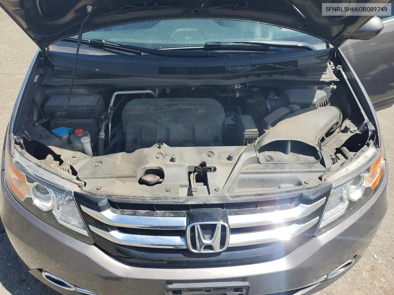2016 Honda Odyssey Exl VIN: 5FNRL5H66GB089749 Lot: 57694916