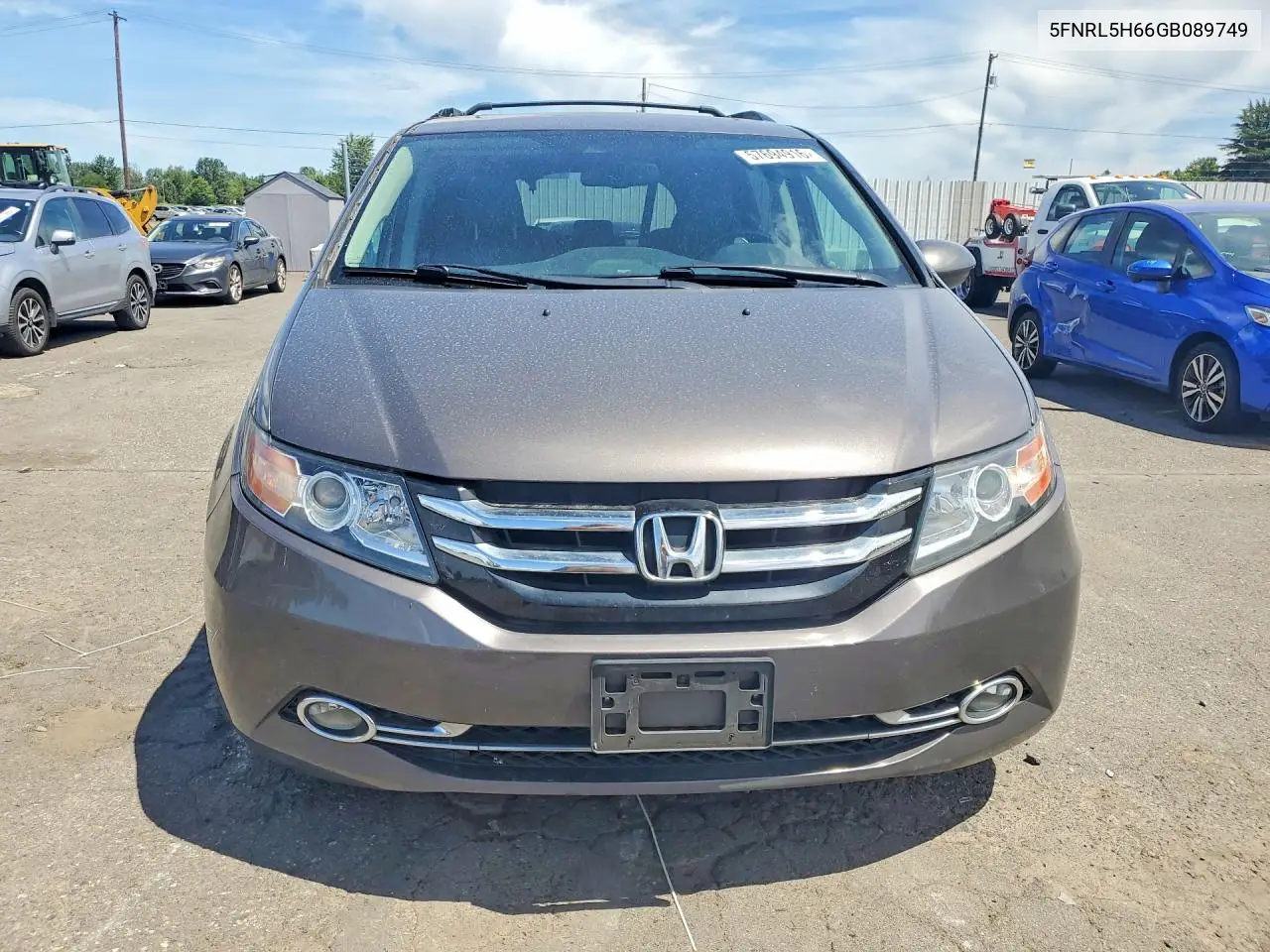 2016 Honda Odyssey Exl VIN: 5FNRL5H66GB089749 Lot: 57694916