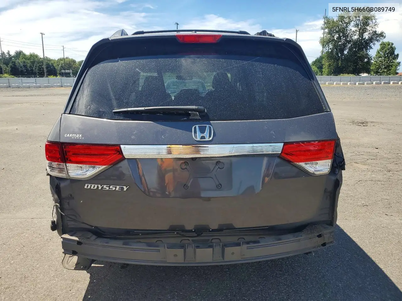 2016 Honda Odyssey Exl VIN: 5FNRL5H66GB089749 Lot: 57694916
