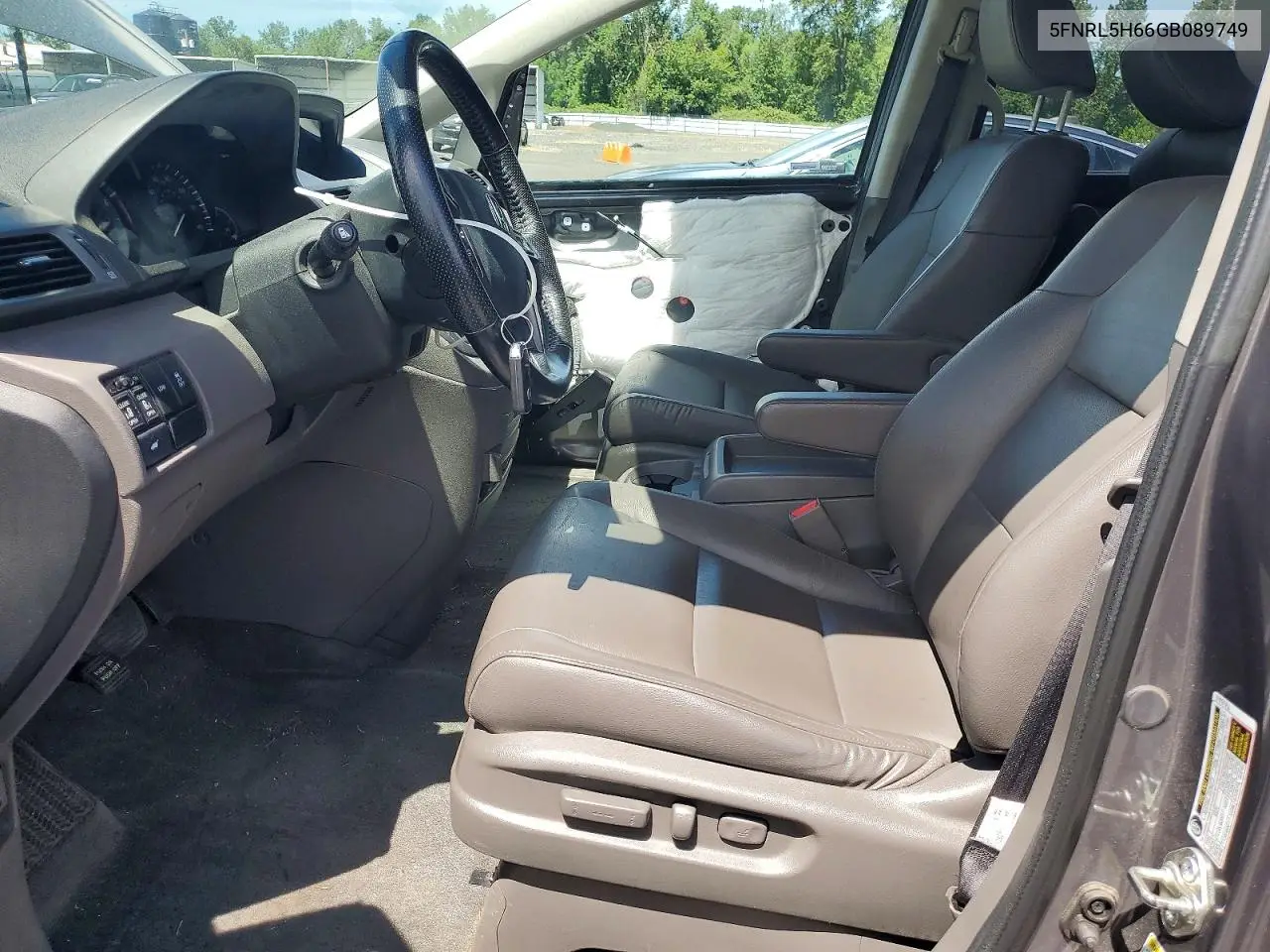 2016 Honda Odyssey Exl VIN: 5FNRL5H66GB089749 Lot: 57694916