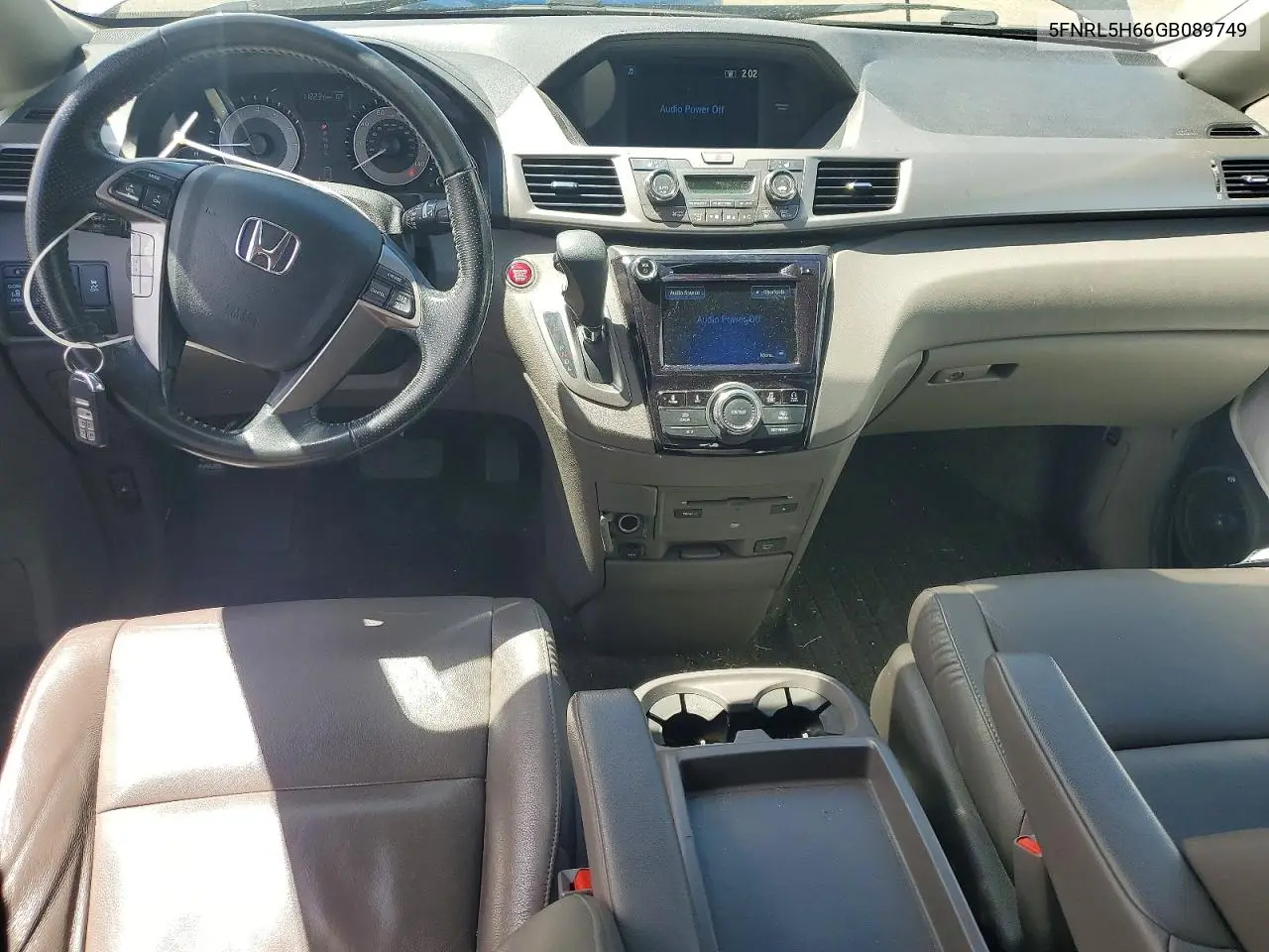 2016 Honda Odyssey Exl VIN: 5FNRL5H66GB089749 Lot: 57694916
