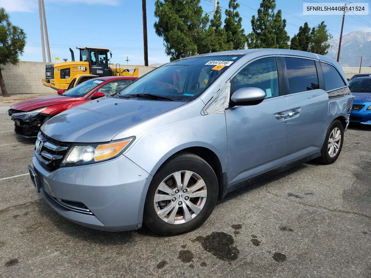 2016 Honda Odyssey Ex VIN: 5FNRL5H44GB141524 Lot: 60441316