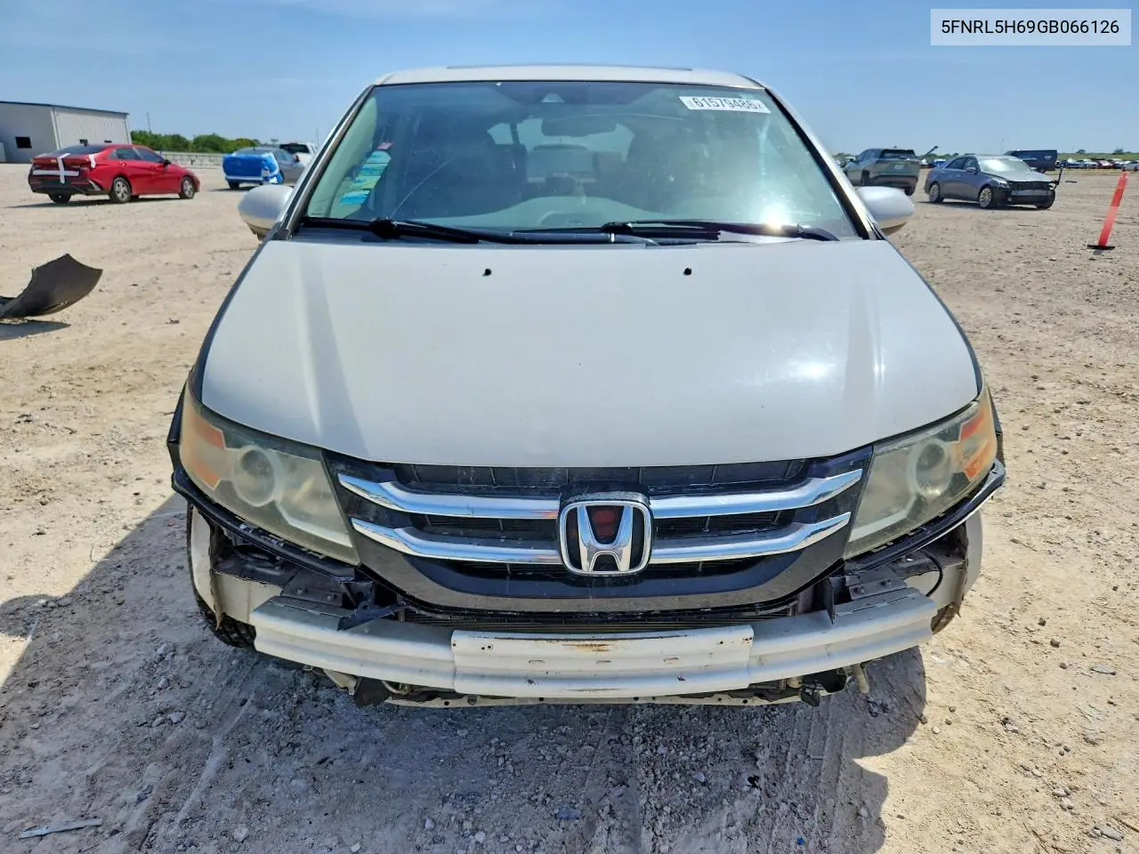 2016 Honda Odyssey Exl VIN: 5FNRL5H69GB066126 Lot: 61579486