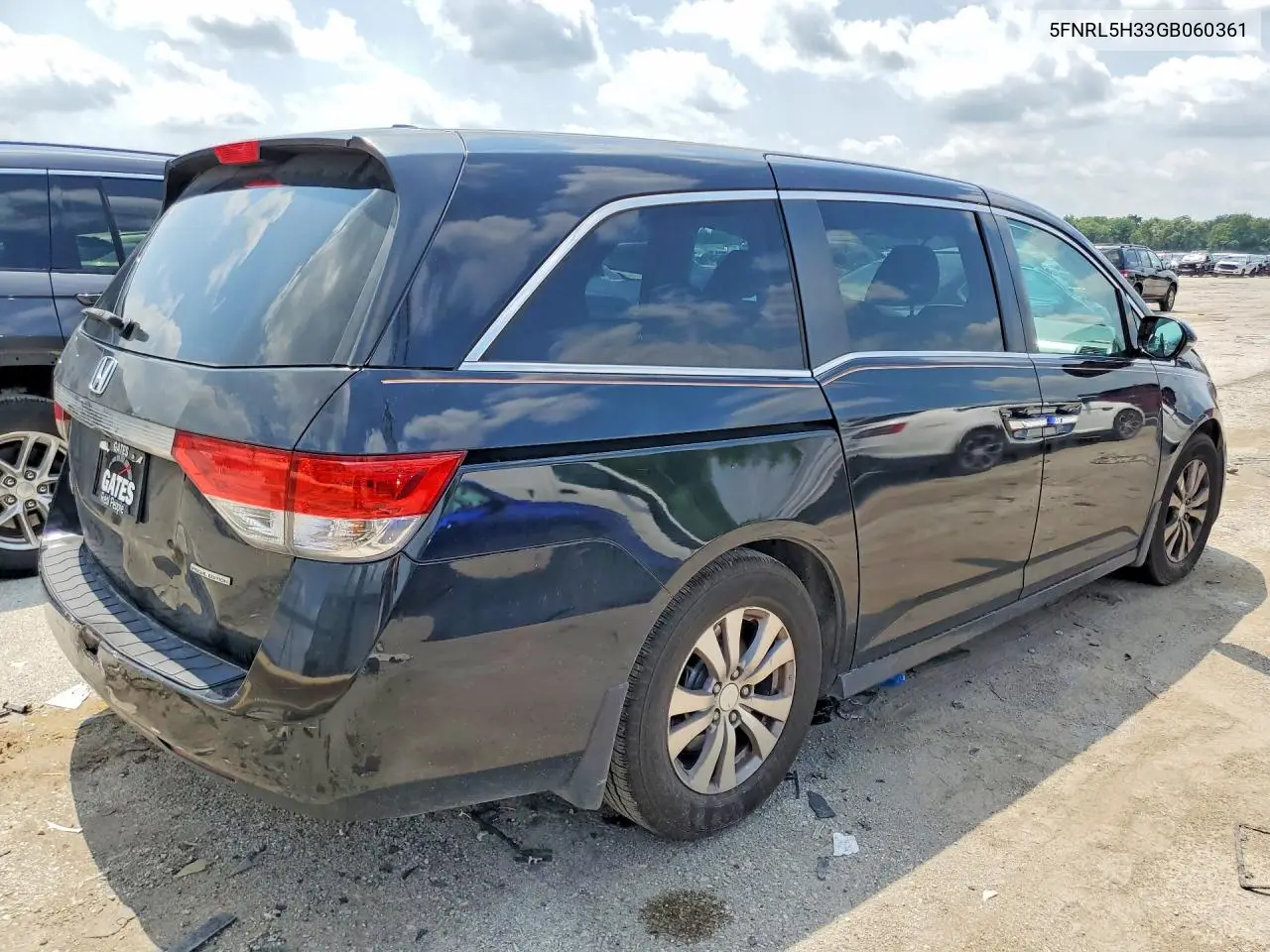 2016 Honda Odyssey Se VIN: 5FNRL5H33GB060361 Lot: 61767256