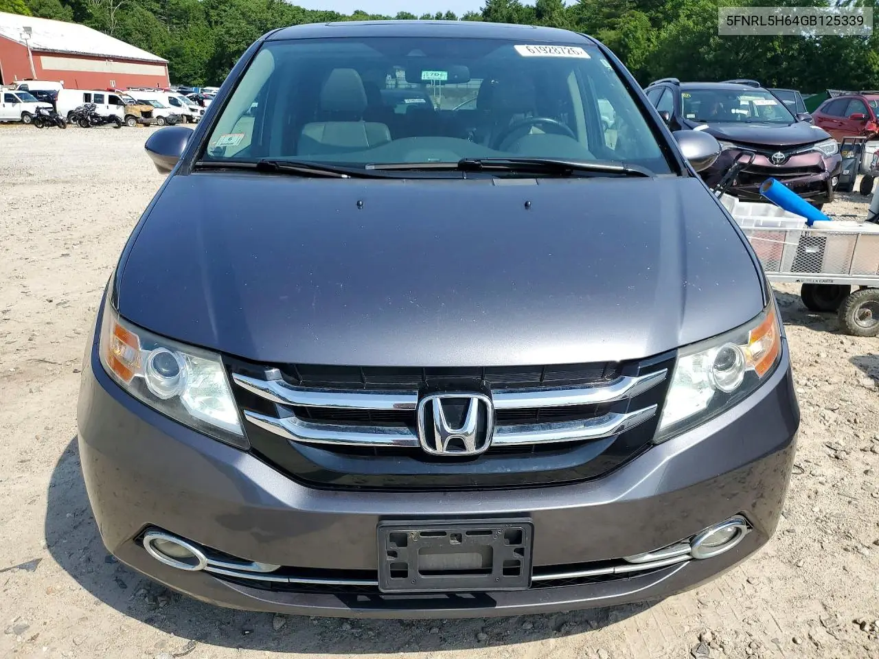 2016 Honda Odyssey Exl VIN: 5FNRL5H64GB125339 Lot: 61928726
