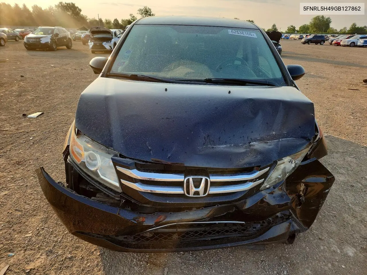 2016 Honda Odyssey Ex VIN: 5FNRL5H49GB127862 Lot: 62038166