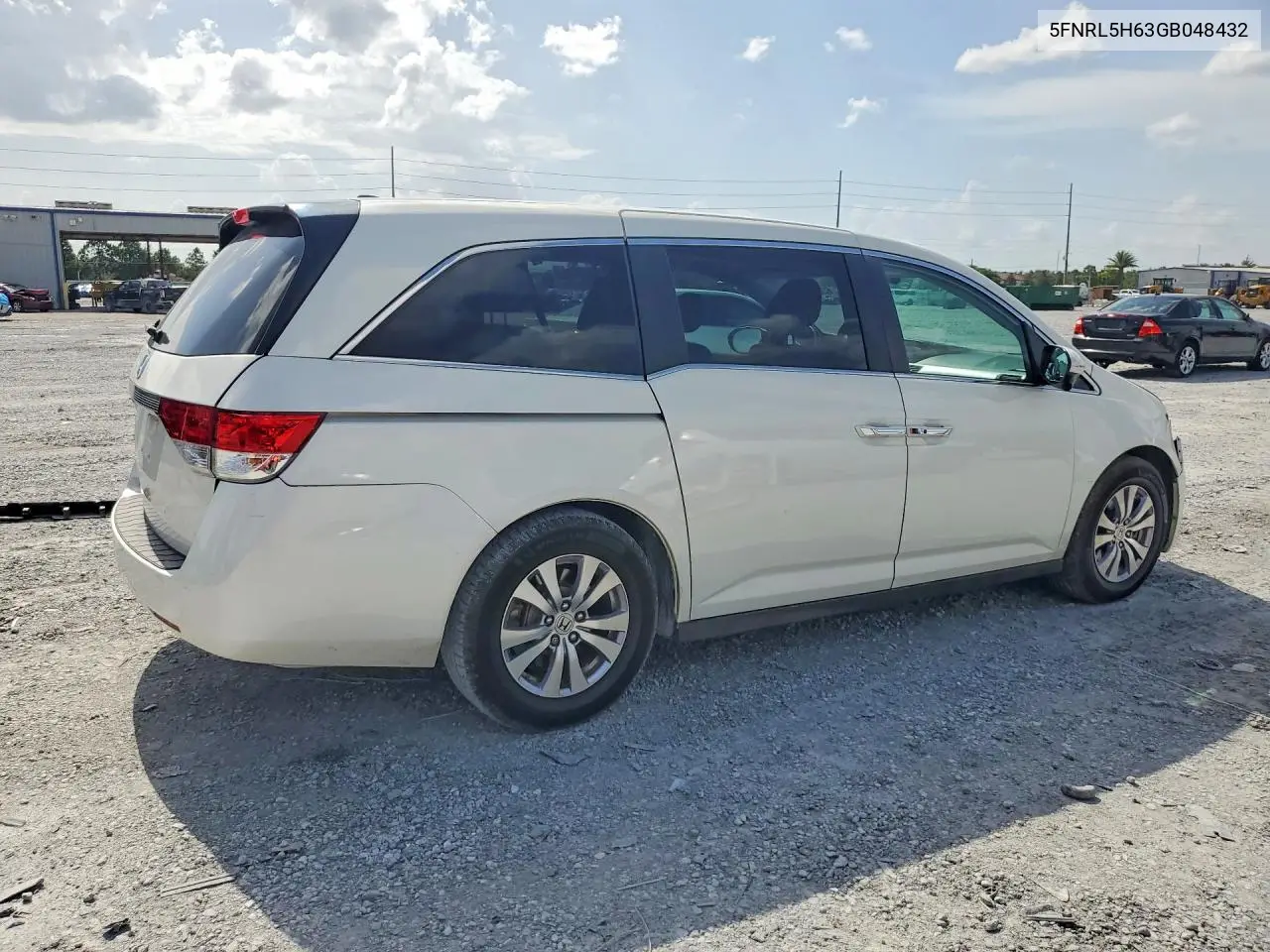 2016 Honda Odyssey Exl VIN: 5FNRL5H63GB048432 Lot: 62052276