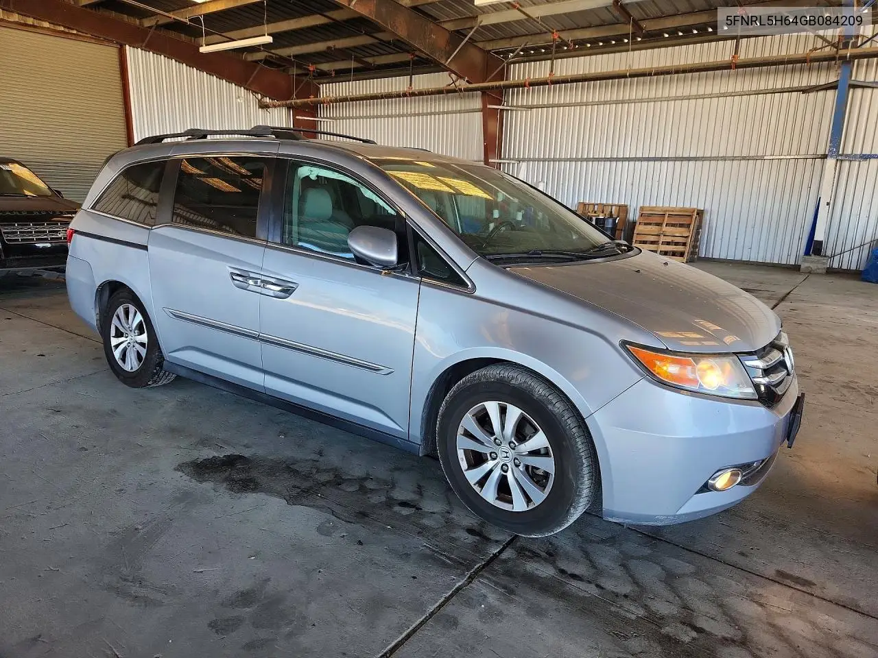 2016 Honda Odyssey Exl VIN: 5FNRL5H64GB084209 Lot: 62071486