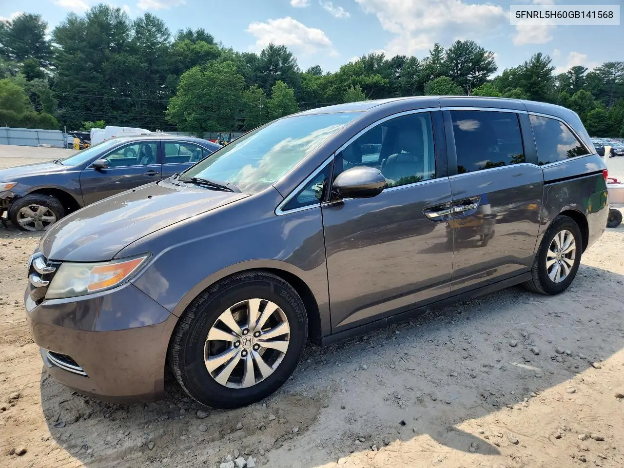 2016 Honda Odyssey Exl VIN: 5FNRL5H60GB141568 Lot: 73342765