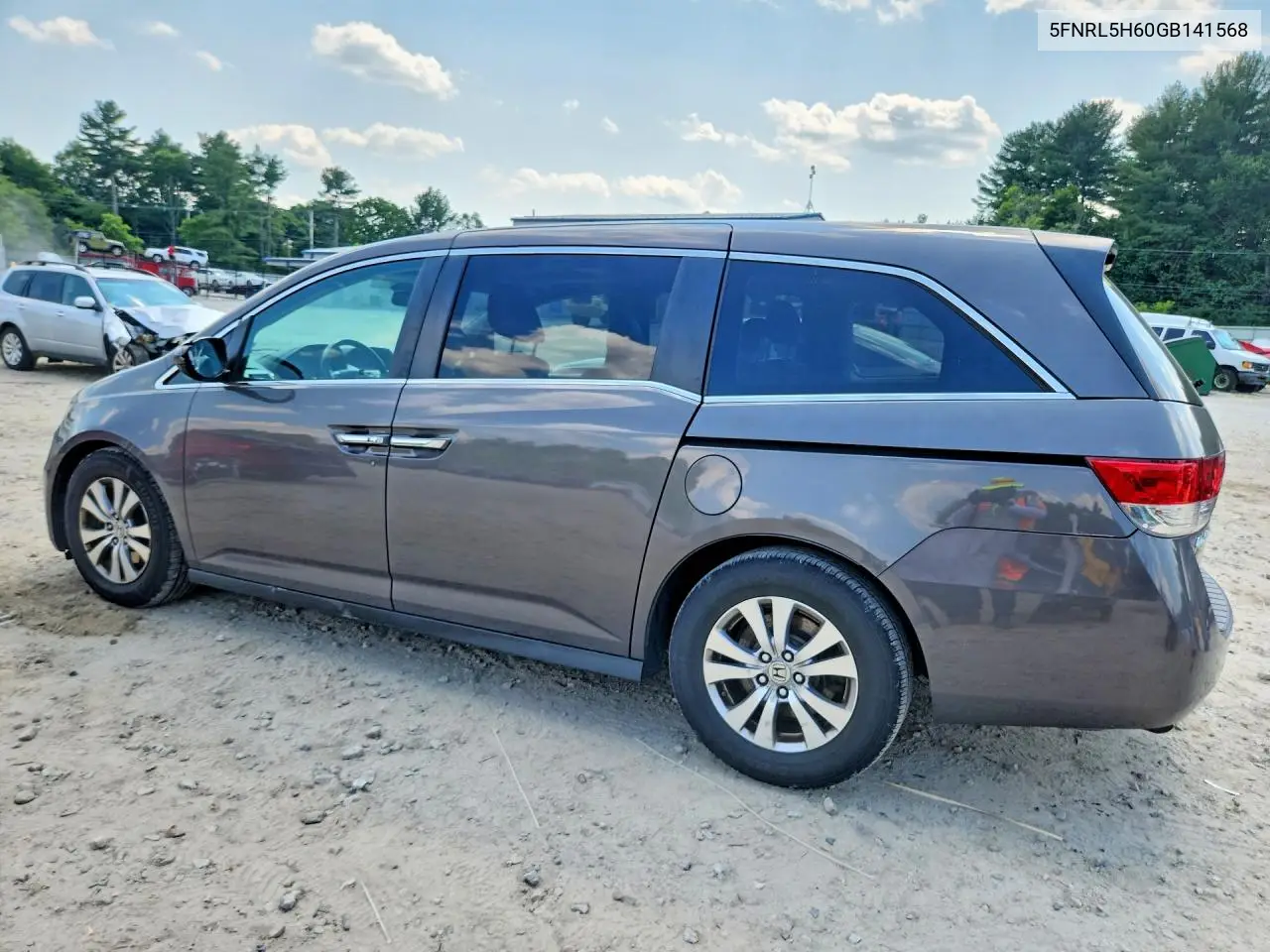 2016 Honda Odyssey Exl VIN: 5FNRL5H60GB141568 Lot: 73342765
