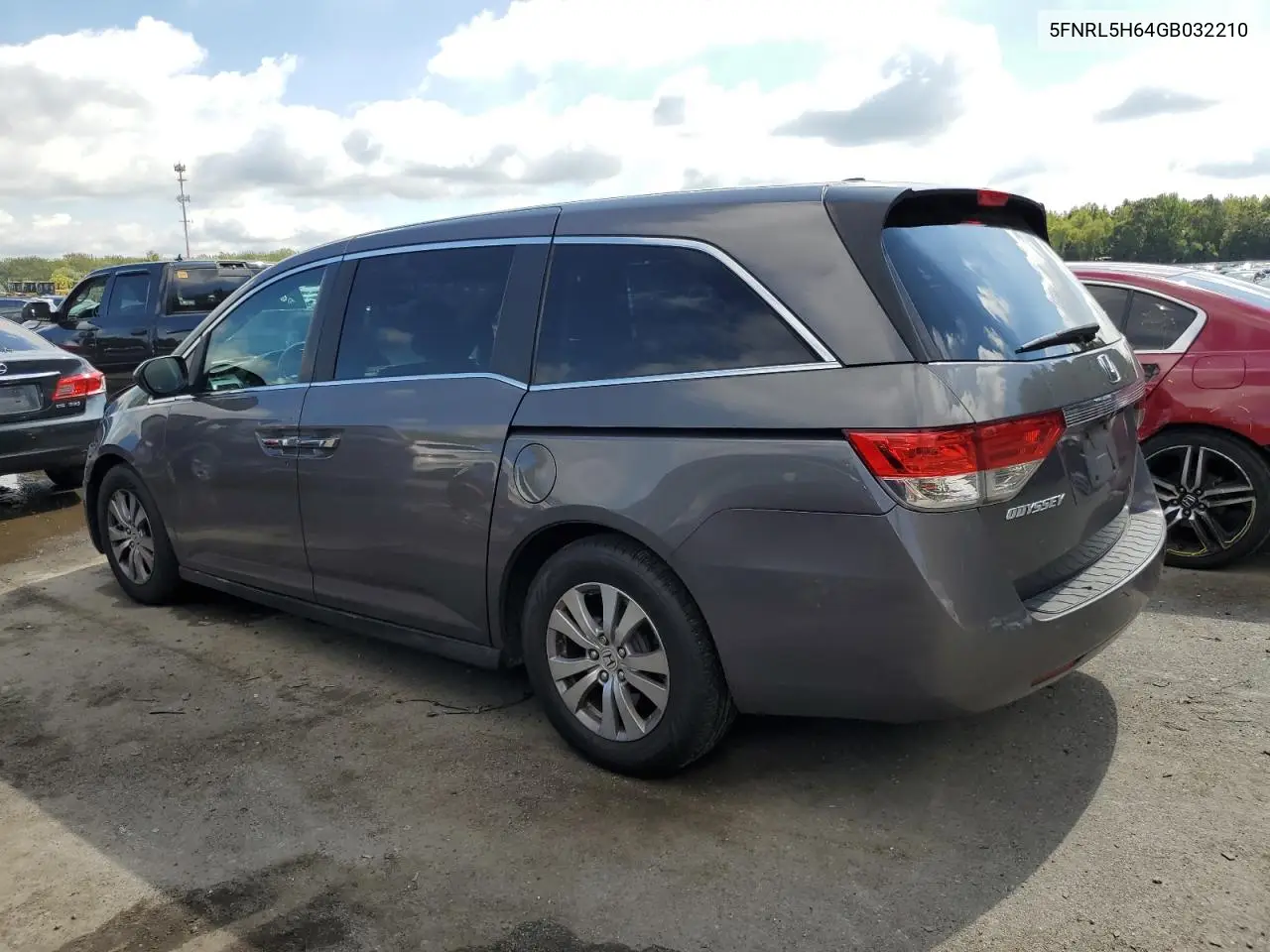 5FNRL5H64GB032210 2016 Honda Odyssey Exl