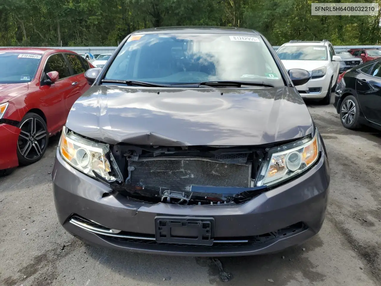 5FNRL5H64GB032210 2016 Honda Odyssey Exl
