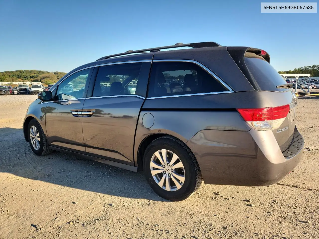 5FNRL5H69GB067535 2016 Honda Odyssey Exl