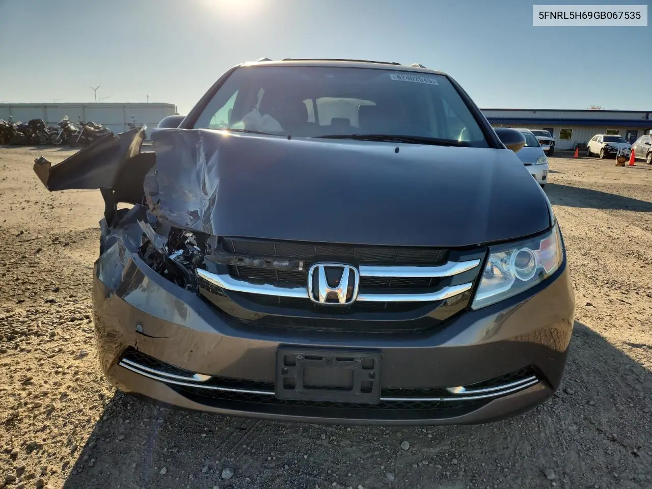 5FNRL5H69GB067535 2016 Honda Odyssey Exl