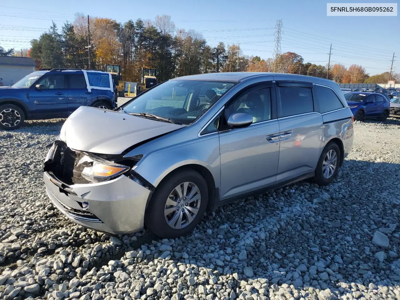 5FNRL5H68GB095262 2016 Honda Odyssey Exl