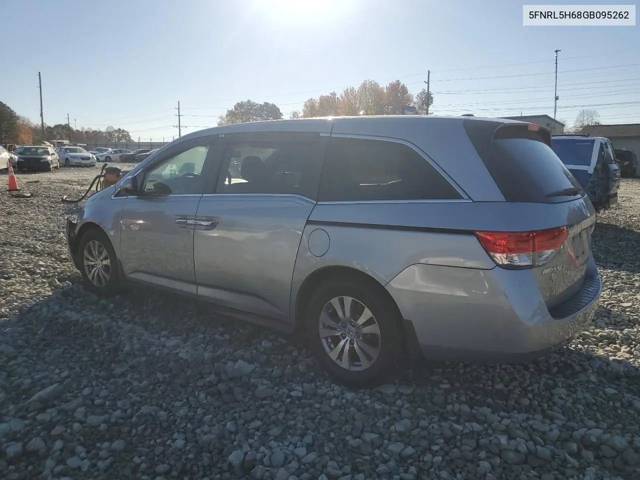 5FNRL5H68GB095262 2016 Honda Odyssey Exl