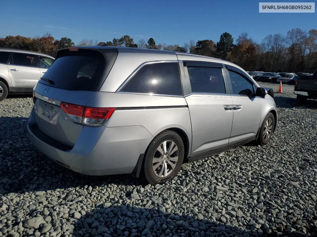 5FNRL5H68GB095262 2016 Honda Odyssey Exl