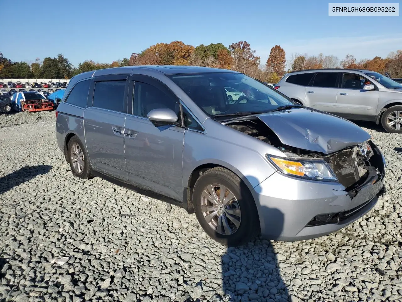 5FNRL5H68GB095262 2016 Honda Odyssey Exl
